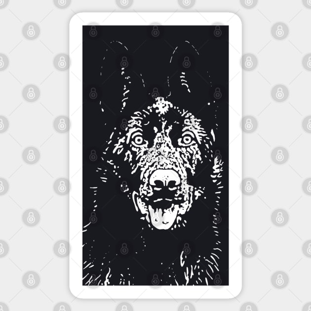 German Shepherd Sticker by childofthecorn